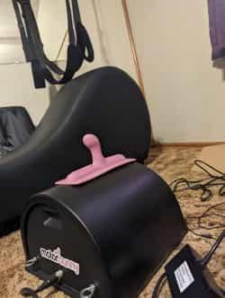 motorbunny with dildo attachment on the floor